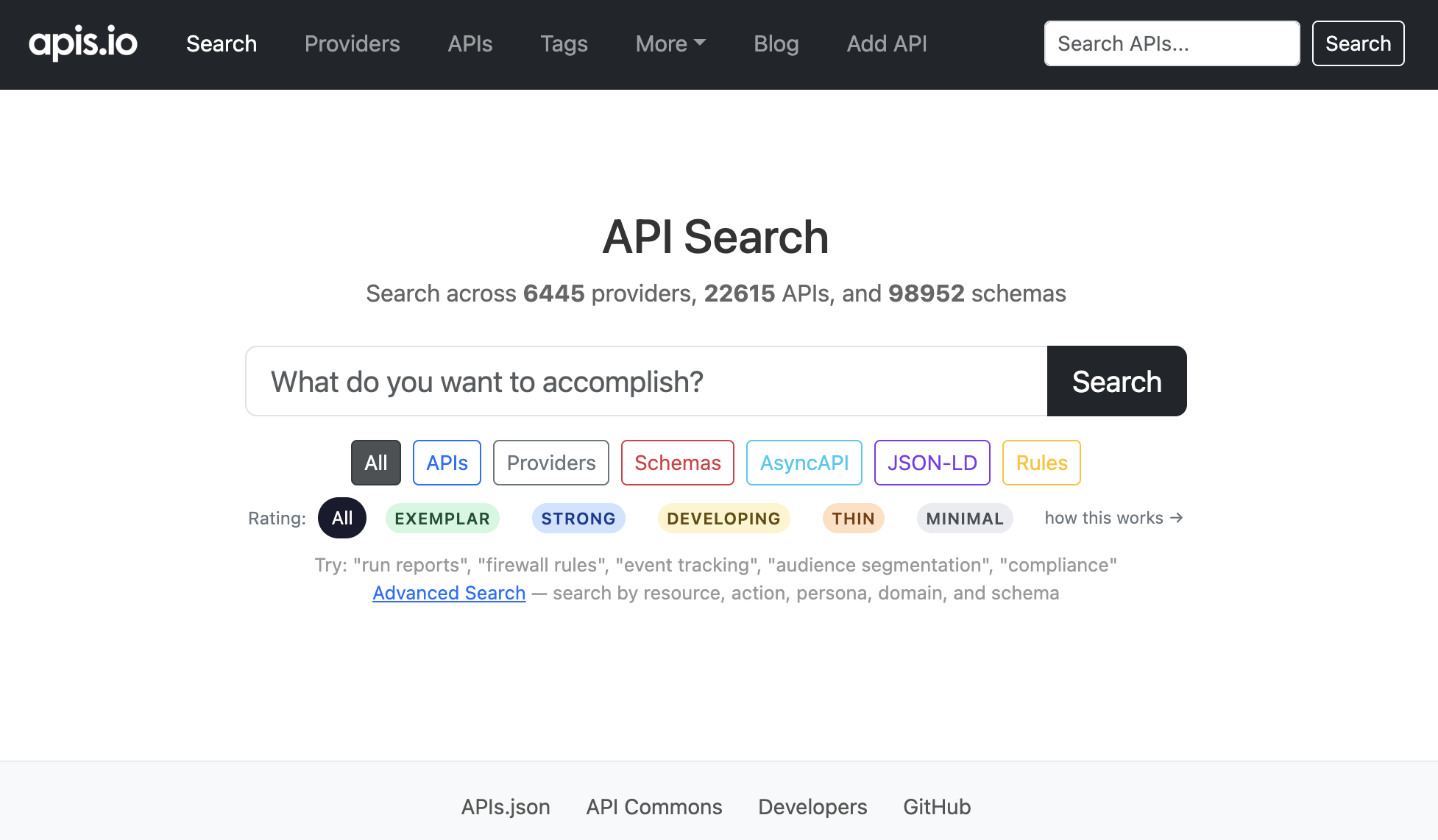 apis.io — API Search