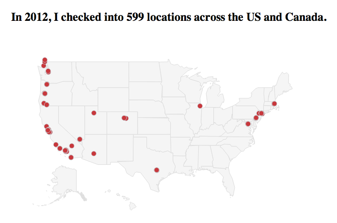 The Places I Traveled in 2012