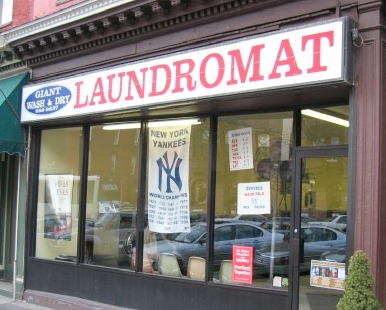 HyperLocal App Idea:  Local Laundromat Home Page