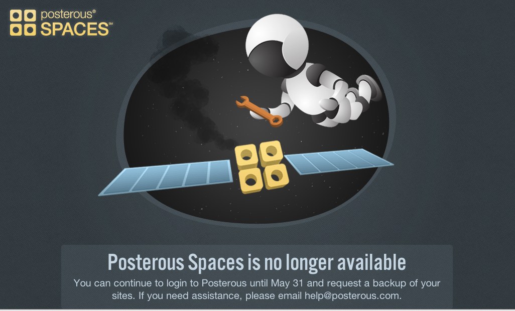 Reminder of Why Data Portability Should Be Default: Bye Bye Posterous