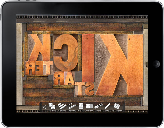 The Art and Craft of Letterpress Printing on your iPad