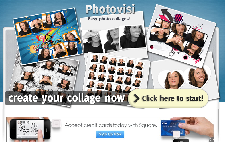 Build Photo Collages with Photovisi