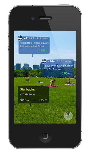 Augmented Reality iPhone App Helps You Find Print Locations