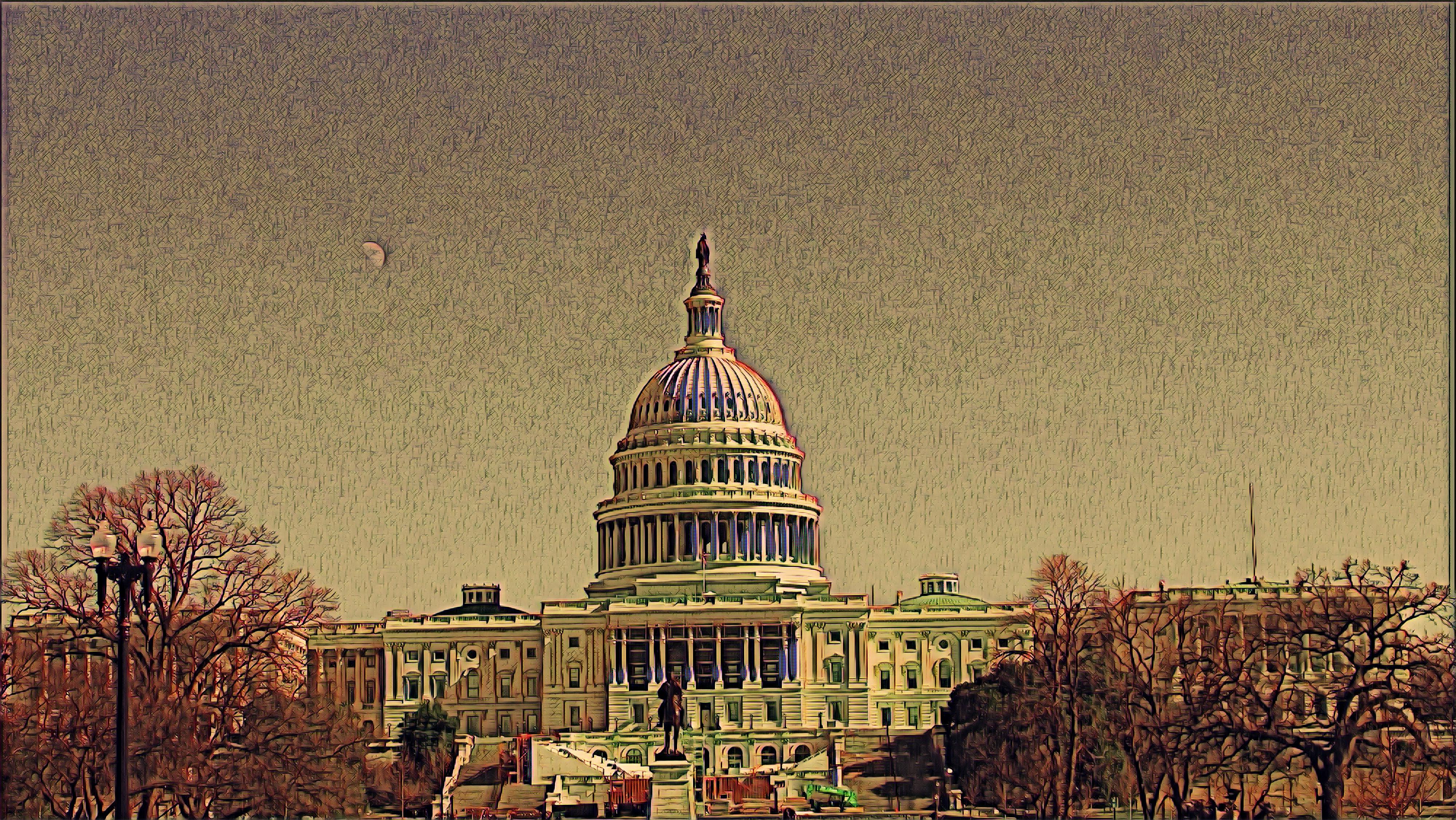 Capital dome, America Under Socialism filter