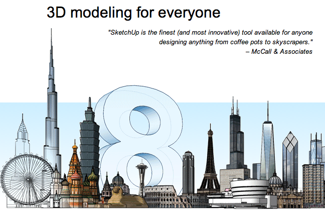 Google Sketchup and 3D Cloud Printing
