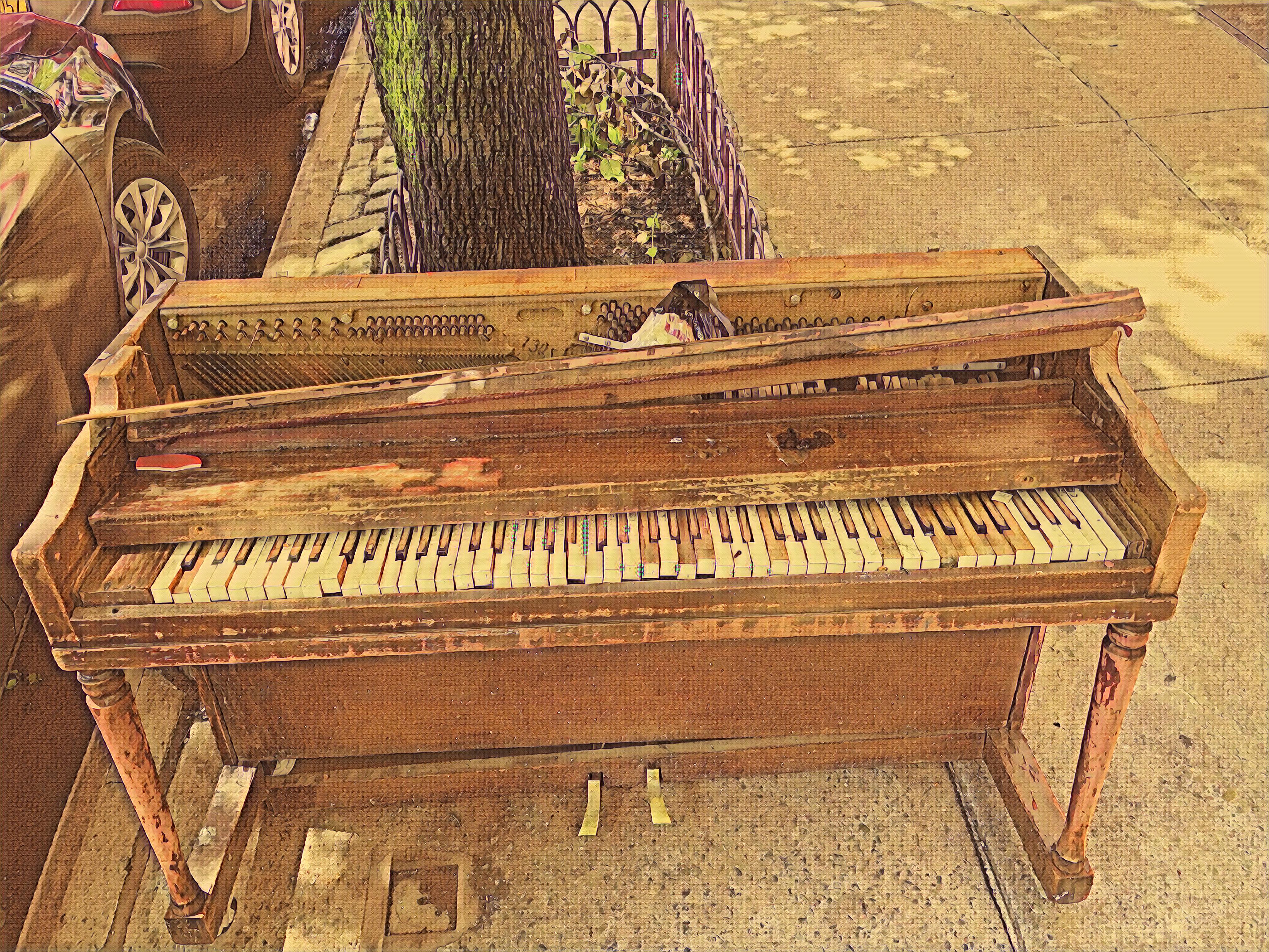 Programming Music With the Player Piano on Corner of 58th